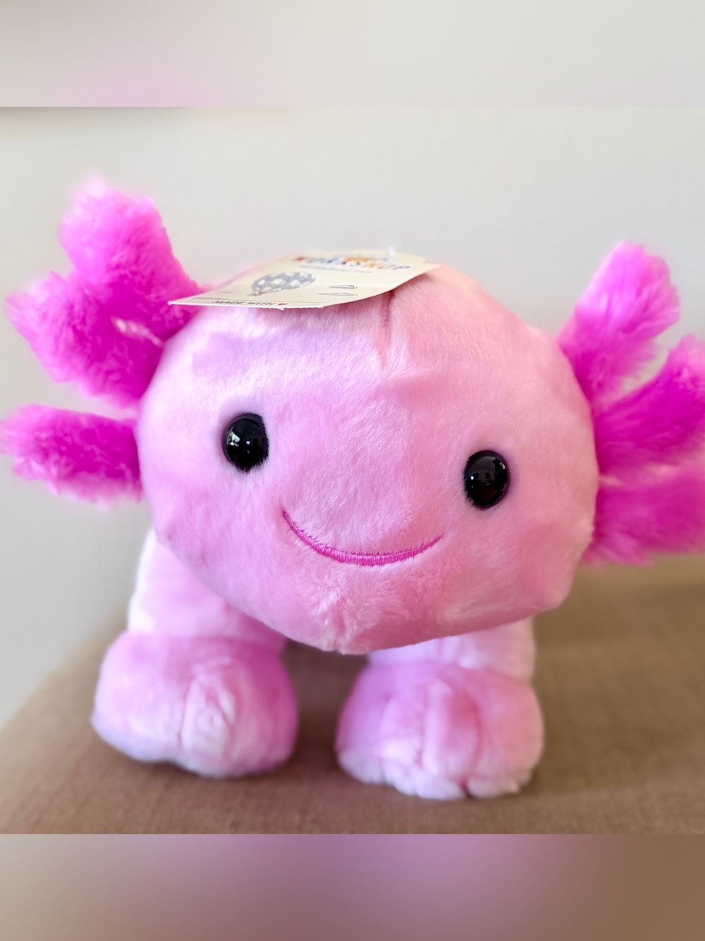 Build-A-Bear Pink Axolotl Plush - New With Tags (NWT)